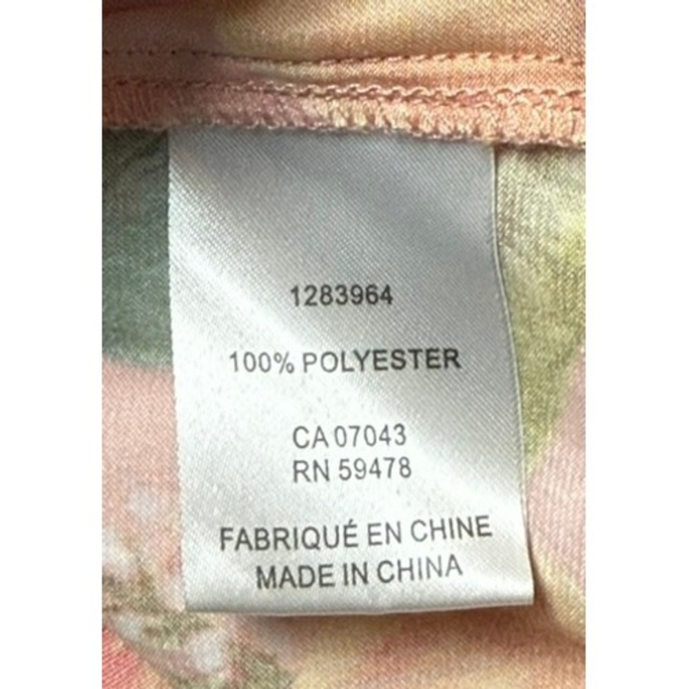 Joie Women's Floral Print Sleeveless Blouse Top, Pink and Orange, Medium‎ - Picture 4 of 7